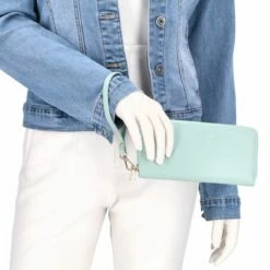 Seidenfelt Manufaktur Langbörse Damen Smilla Aqua Mint/gold -Aufbewahrungstasche Geschäft 0 0465ea4b02590a5 1280x1280