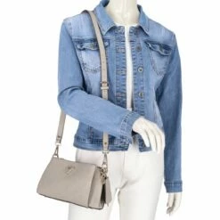 Guess Beuteltasche Jena Girlfriend Shoulder Bag Taupe Logo -Aufbewahrungstasche Geschäft 0 0465f0df005ca91 1280x1280