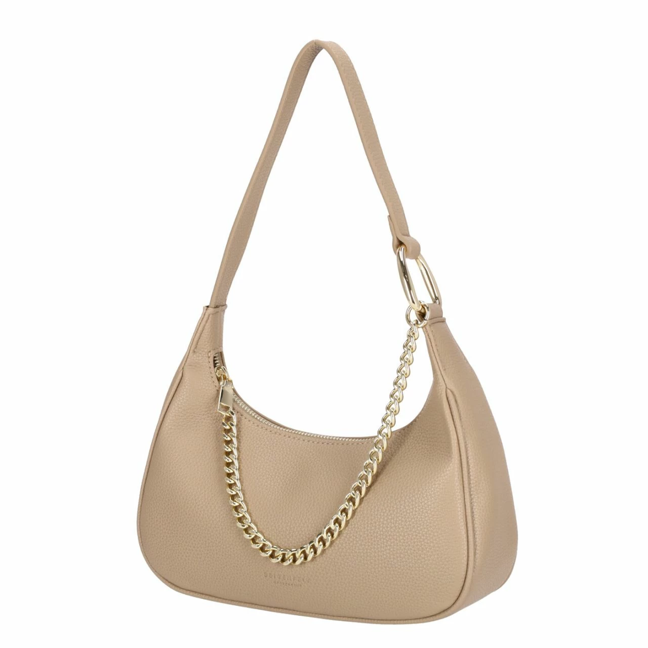 Seidenfelt Manufaktur Beuteltasche Svedala Shoulderbag Smooth Taupe/gold 6 Seidenfelt Manufaktur Beuteltasche Svedala Shoulderbag Smooth Taupe/gold – Bild 4