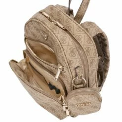 Guess Damenrucksack Power Play Tech Backpack Latte Logo -Aufbewahrungstasche Geschäft 0 0465f2316ead3de 1280x1280