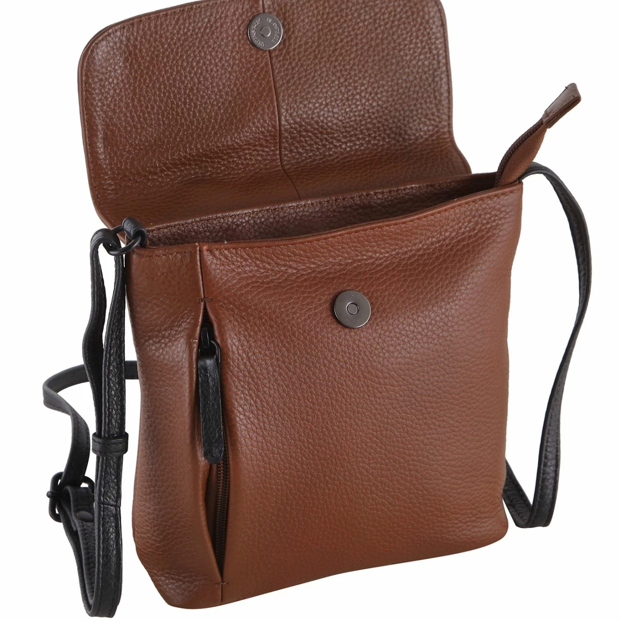 Sattlers & Co. Umhängetasche Raffina The Guranda Cognac/black 7 Sattlers & Co. Umhängetasche Raffina The Guranda Cognac/black – Bild 5