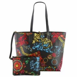 Versace Jeans Couture Shopper Range Z Reversible Sketch Schw./ Geblümt -Aufbewahrungstasche Geschäft 0 05621579c72bdcd 1280x1280