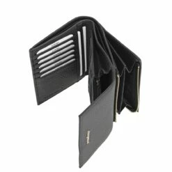 Coccinelle Hochkantbörse Damen Metallic Soft Wallet Noir -Aufbewahrungstasche Geschäft 0 05639a5708f1bcd 1280x1280