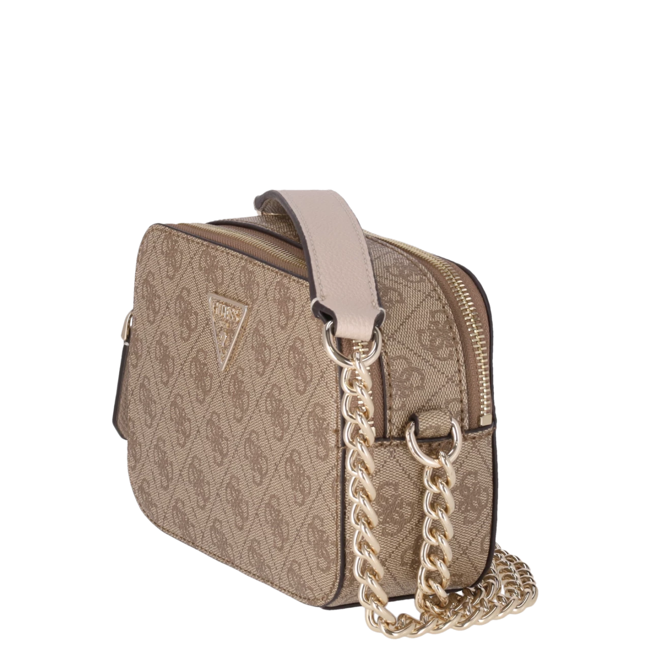 Guess Umhängetasche Noelle Crossbody Camerabag Latte Logo 7 Guess Umhängetasche Noelle Crossbody Camerabag Latte Logo – Bild 5