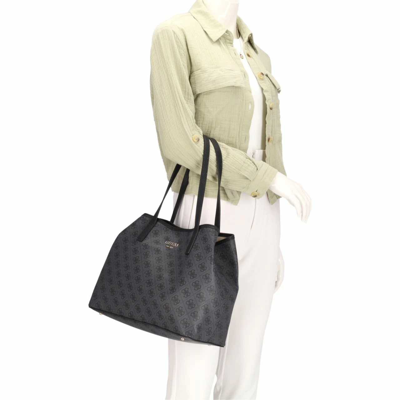 Guess Shopper Vikky Tote Coal 7 Guess Shopper Vikky Tote Coal – Bild 5