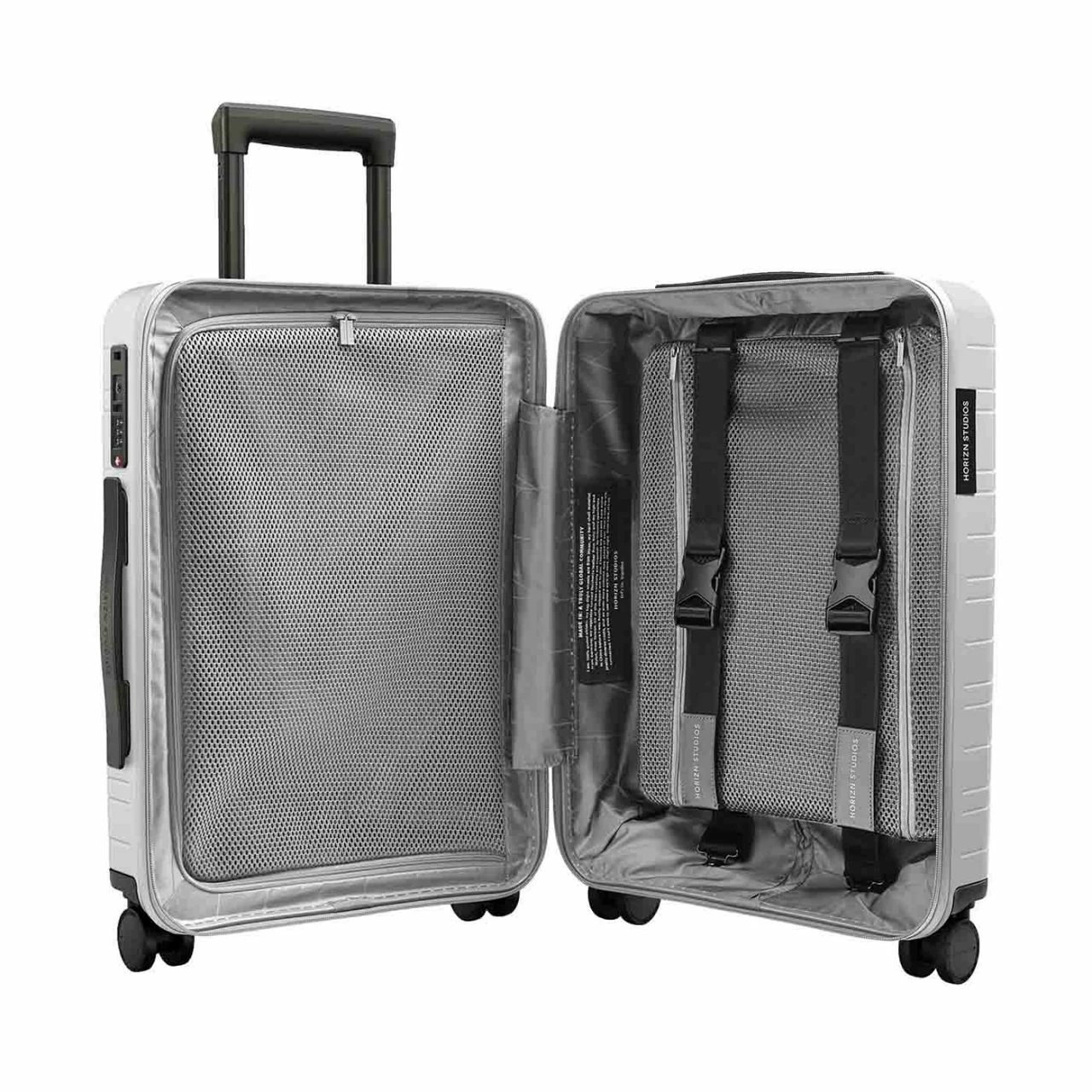 Horizn Studios Reisetrolley M5 Smart Cabin 55cm Light Quartz Grey 7 Horizn Studios Reisetrolley M5 Smart Cabin 55cm Light Quartz Grey – Bild 5