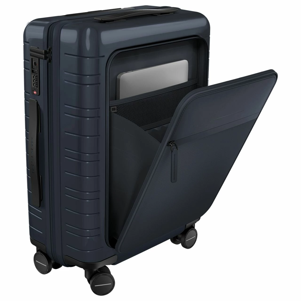 Horizn Studios Reisetrolley M5 Essential Cabin 55cm Glossy Night Blue 7 Horizn Studios Reisetrolley M5 Essential Cabin 55cm Glossy Night Blue – Bild 5