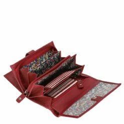 KENORADA Hochkantbörse Damen Jenissei Long Flap Wallet Rot -Aufbewahrungstasche Geschäft 0 056441bd84cb657 1280x1280