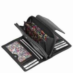 KENORADA Hochkantbörse Damen Mekong Flap Wallet L Schwarz -Aufbewahrungstasche Geschäft 0 056459731839105 1280x1280