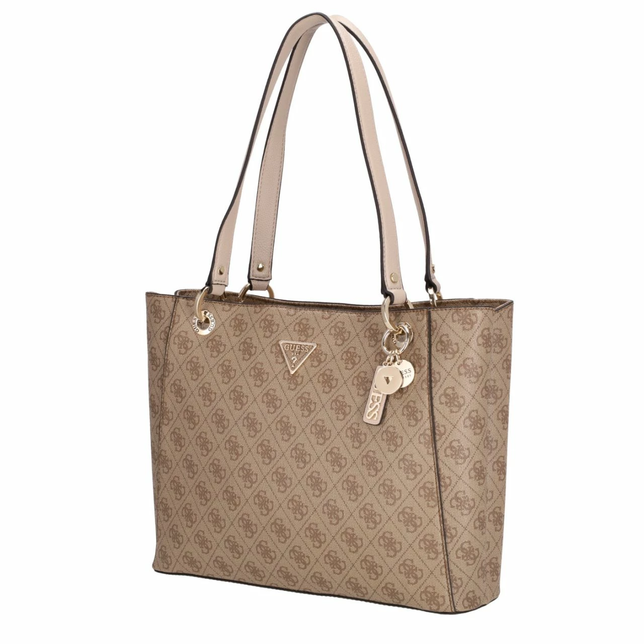 Guess Shopper Noelle Noel Tote Latte Logo 7 Guess Shopper Noelle Noel Tote Latte Logo – Bild 5