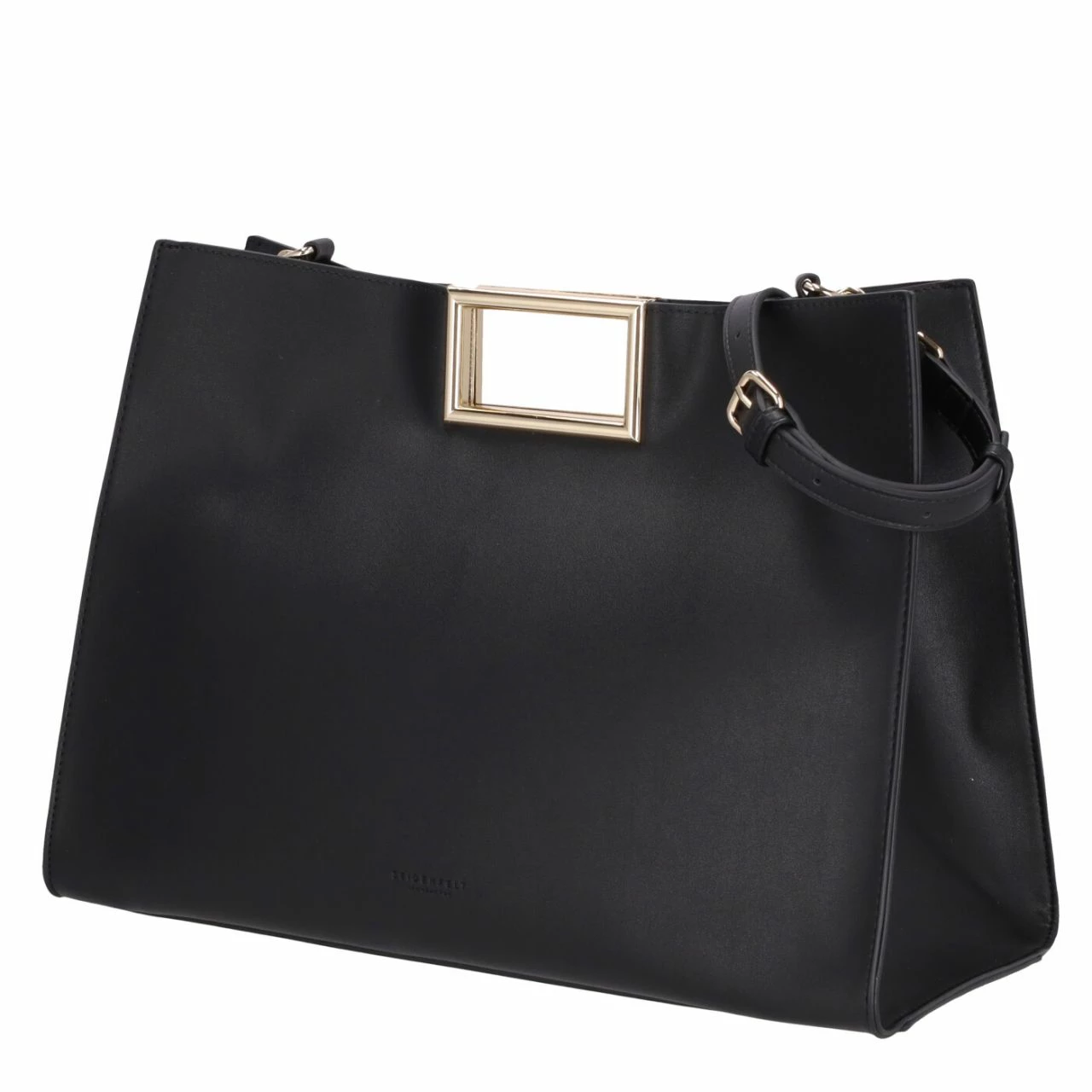 Seidenfelt Manufaktur Shopper Bjerre Black/gold 7 Seidenfelt Manufaktur Shopper Bjerre Black/gold – Bild 5