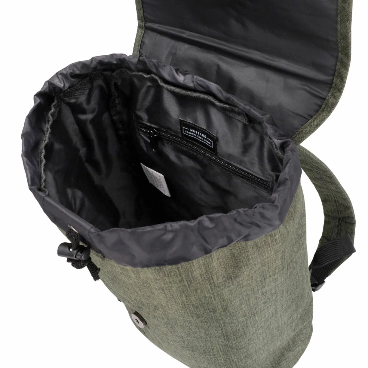 Mustang Rucksack Sevilla Backpack Flap Oliv 7 Mustang Rucksack Sevilla Backpack Flap Oliv – Bild 5