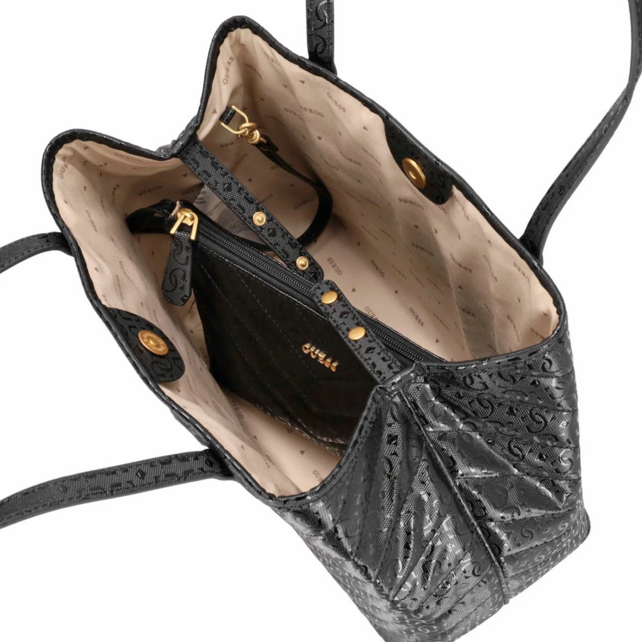 Guess Shopper Vikky Tote Black 7 Guess Shopper Vikky Tote Black – Bild 5