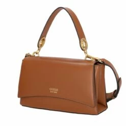 Guess Kurzgriff Tasche Masie Top Handle Flap Cognac -Aufbewahrungstasche Geschäft 0 056567c2bd6c429 1280x1280