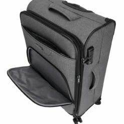KENORADA Reisetrolley SoftLITE 4w M 67 Cm Grau Melange Anthrazit 24 KENORADA Reisetrolley SoftLITE 4w M 67 Cm Grau Melange Anthrazit -Aufbewahrungstasche Geschäft 0 056567c454abb9d 1280x1280