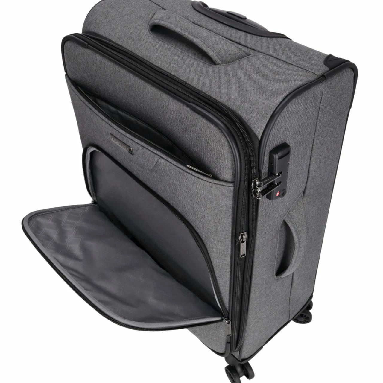 KENORADA Reisetrolley SoftLITE 4w M 67 Cm Grau Melange Anthrazit 7 KENORADA Reisetrolley SoftLITE 4w M 67 Cm Grau Melange Anthrazit – Bild 5