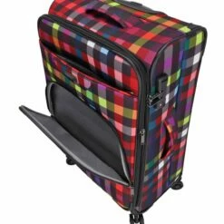 KENORADA Reisetrolley SoftLITE 4w M 67 Cm Multicolorcheck -Aufbewahrungstasche Geschäft 0 056567c53831c51 1280x1280