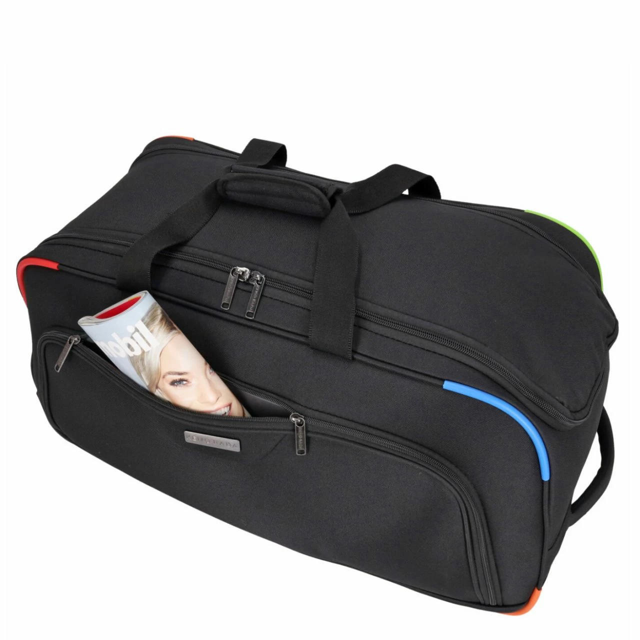 KENORADA Reisetasche Mit Rollen SoftLITE Duffle Wheel Bunte Ecken 7 KENORADA Reisetasche Mit Rollen SoftLITE Duffle Wheel Bunte Ecken – Bild 5