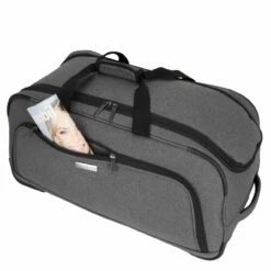 KENORADA Reisetasche Mit Rollen SoftLITE Duffle Wheel Grau Melange Anthrazit 24 KENORADA Reisetasche Mit Rollen SoftLITE Duffle Wheel Grau Melange Anthrazit -Aufbewahrungstasche Geschäft 0 05657a39b1e4a1a 1280x1280