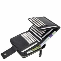 KENORADA Hochkantbörse Damen Indus Combi Zi Schwarz -Aufbewahrungstasche Geschäft 0 0565bd775f3e303 1280x1280