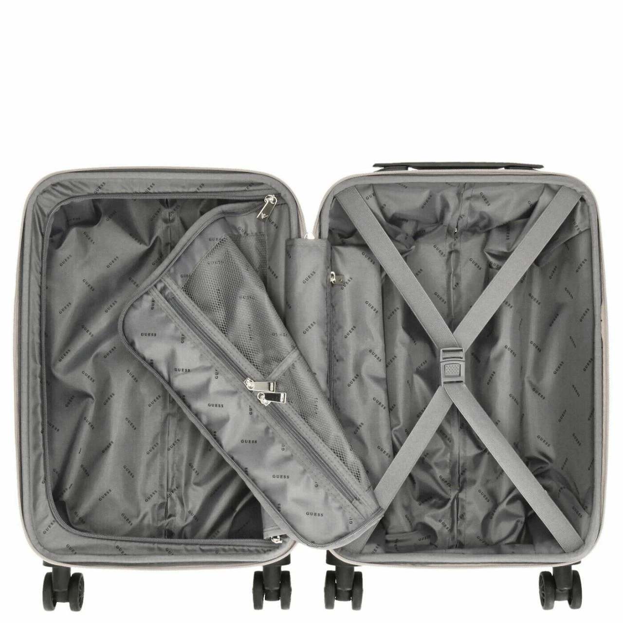 Guess Reisetrolley Berta 18 In 8-Wheeler S 53cm Stone Logo 7 Guess Reisetrolley Berta 18 In 8-Wheeler S 53cm Stone Logo – Bild 5