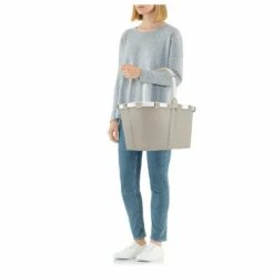 Reisenthel Einkaufskorb Carrybag 22l Herringbone Sand -Aufbewahrungstasche Geschäft 0 0565dfc007f38af 1280x1280