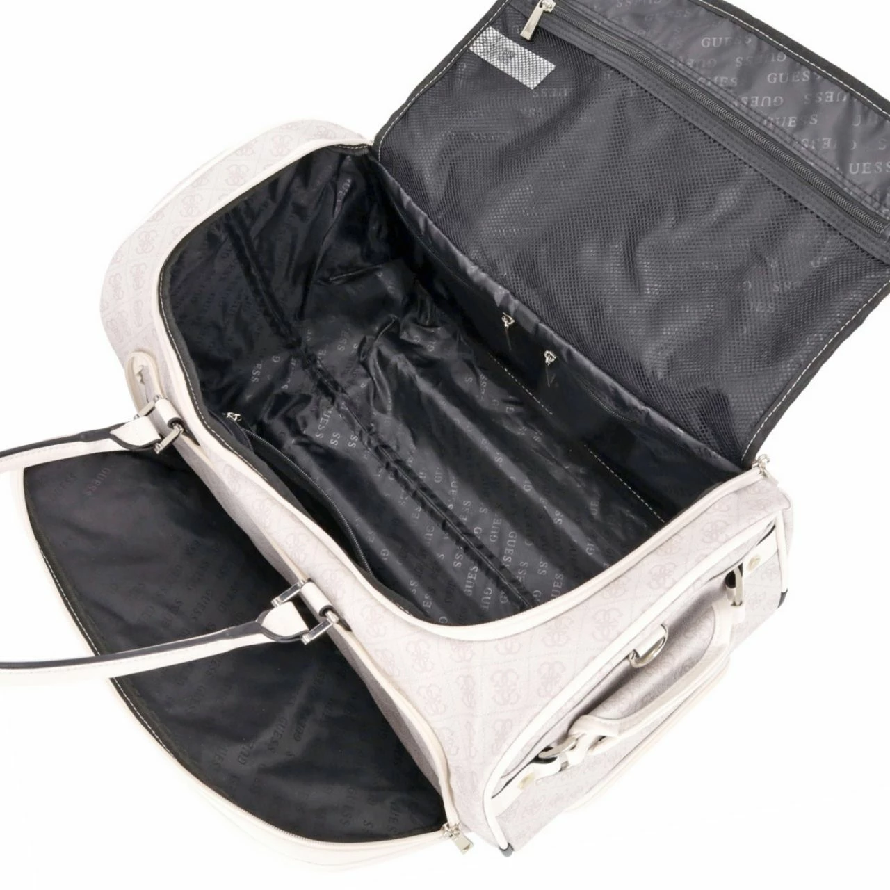 Guess Reisetasche Jesco Wheeled Duffel Dove 7 Guess Reisetasche Jesco Wheeled Duffel Dove – Bild 5