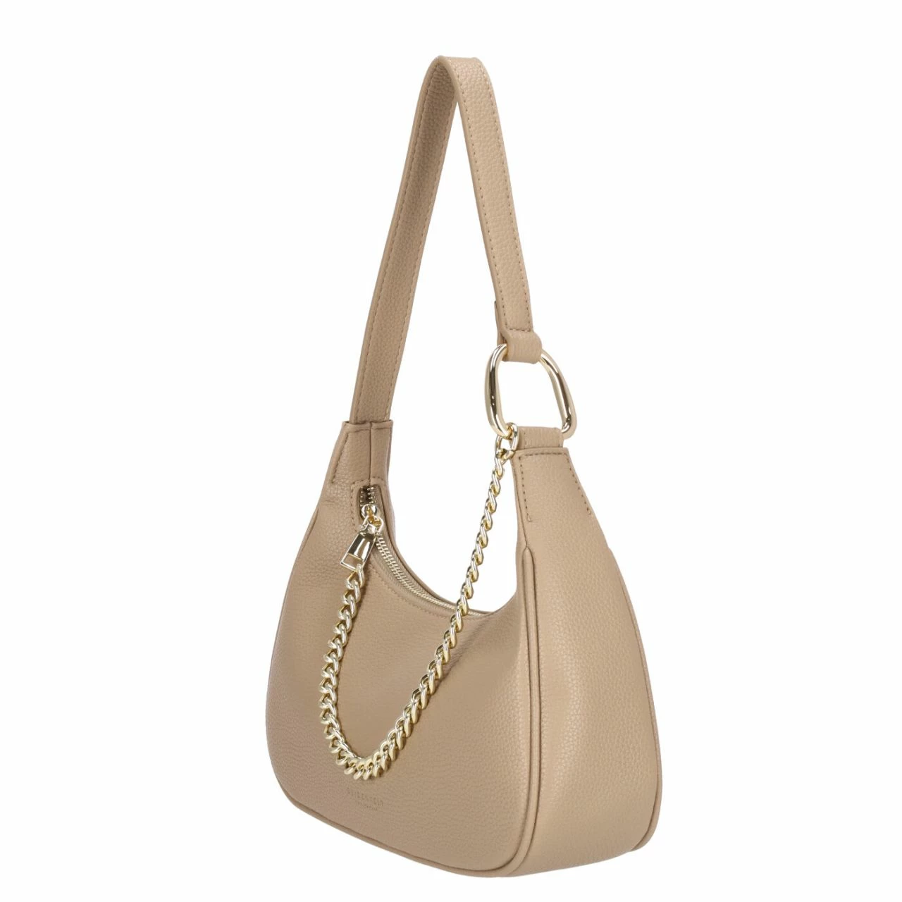 Seidenfelt Manufaktur Beuteltasche Svedala Shoulderbag Smooth Taupe/gold 7 Seidenfelt Manufaktur Beuteltasche Svedala Shoulderbag Smooth Taupe/gold – Bild 5