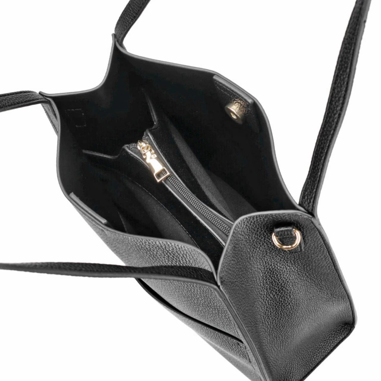 Seidenfelt Manufaktur Shopper Svedala Black/gold 7 Seidenfelt Manufaktur Shopper Svedala Black/gold – Bild 5