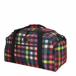 KENORADA Reisetasche Rainbow Duffle L 59l Muticolorcheck KR -Aufbewahrungstasche Geschäft 0 05 neu 3264794be305fcd 1280x1280