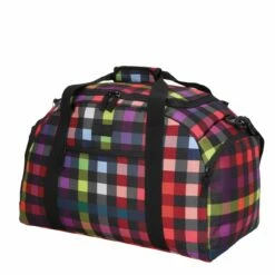 KENORADA Reisetasche Rainbow Duffle M 40l Muticolorcheck KR -Aufbewahrungstasche Geschäft 0 05 neu 3264794eab13a98 1280x1280