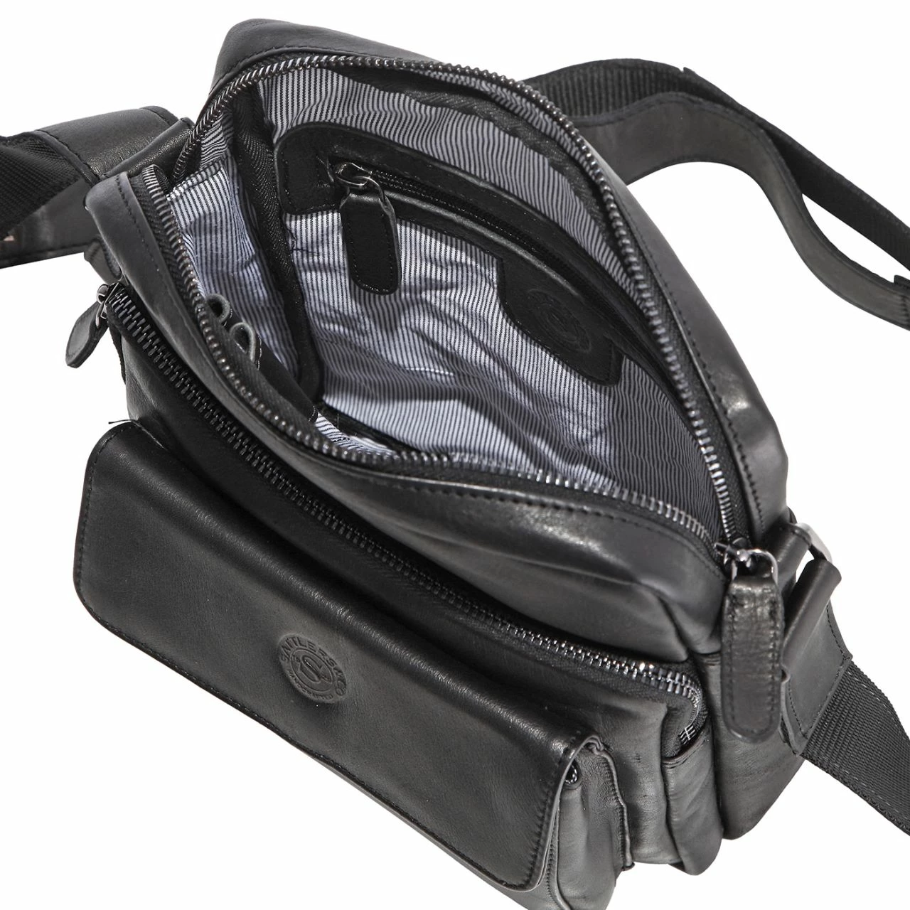 Sattlers & Co. Umhängetasche The Barn Crossbag Black 8 Sattlers & Co. Umhängetasche The Barn Crossbag Black – Bild 6