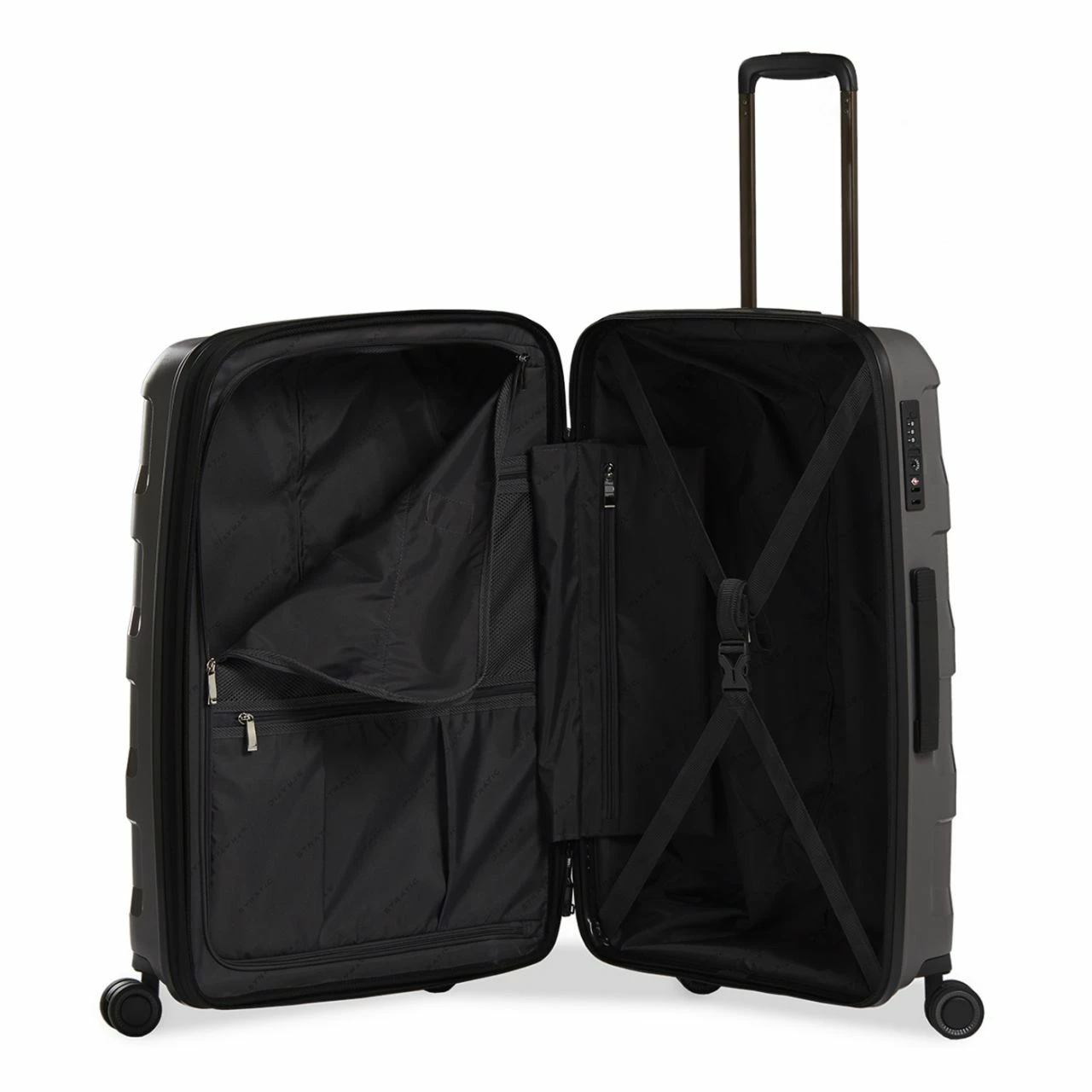 STRATIC Reisetrolley Straw + M 66cm Dark Grey 8 STRATIC Reisetrolley Straw + M 66cm Dark Grey – Bild 6