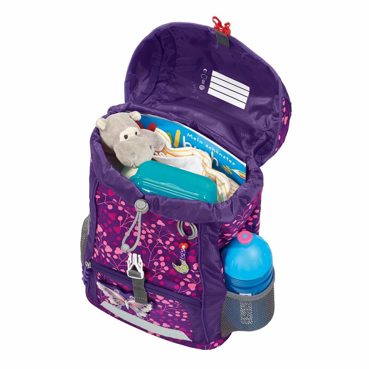 Step By Step Kinder Rucksack Set 3-tlg. Kid 13l Shine Butterfly Night 8 Step By Step Kinder Rucksack Set 3-tlg. Kid 13l Shine Butterfly Night – Bild 6