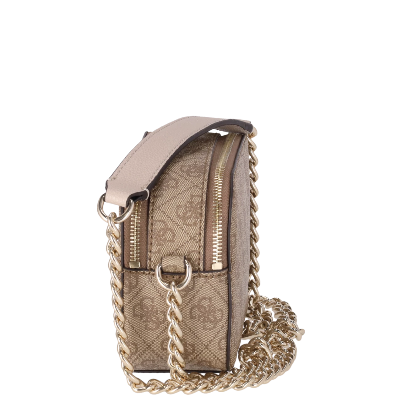 Guess Umhängetasche Noelle Crossbody Camerabag Latte Logo 8 Guess Umhängetasche Noelle Crossbody Camerabag Latte Logo – Bild 6