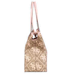 Guess Shopper Vikky Large Tote Latte Logo Pale Rose -Aufbewahrungstasche Geschäft 0 06640bb76719bec 1280x1280