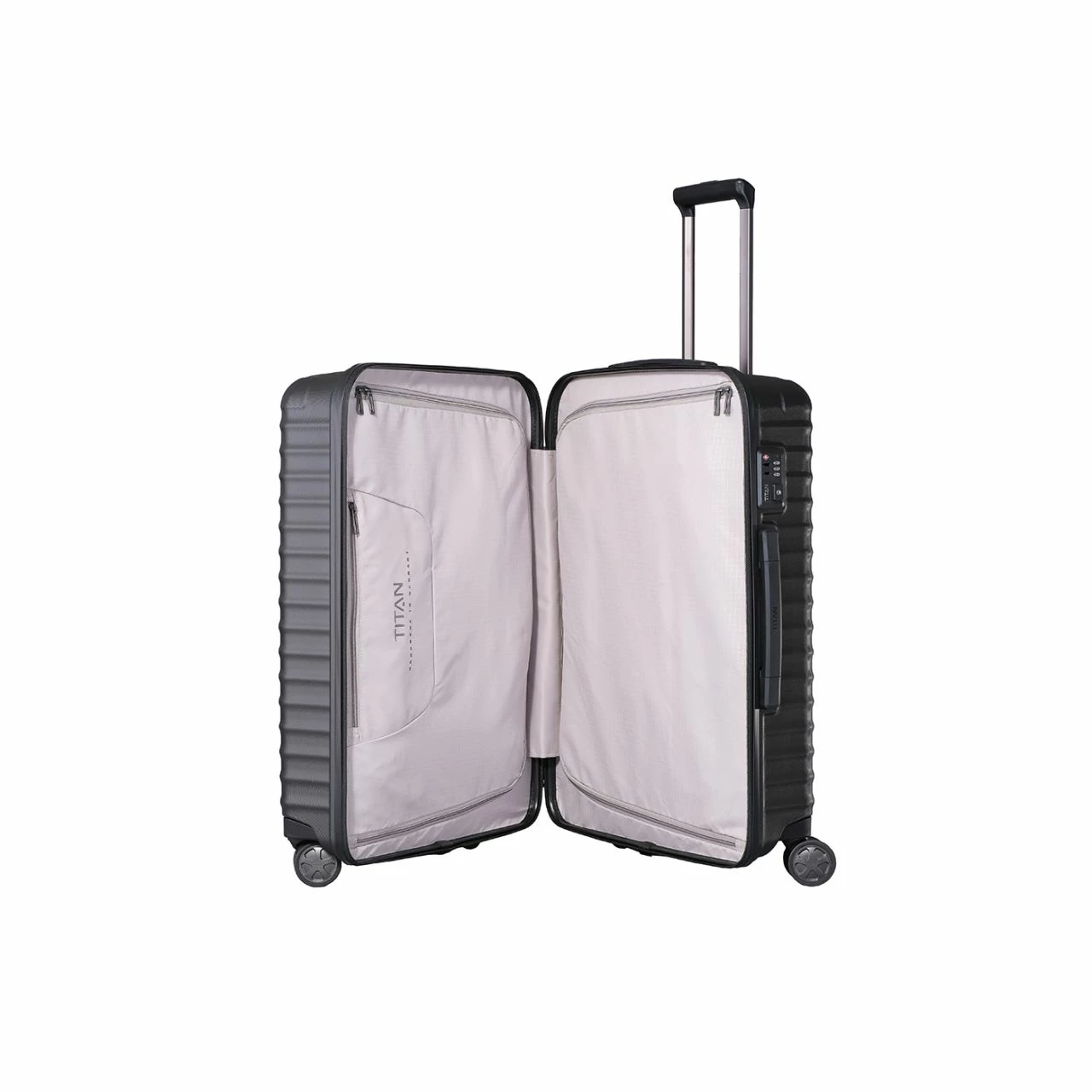 Titan Reisetrolley Litron 4W M 69cm Black 8 Titan Reisetrolley Litron 4W M 69cm Black – Bild 6
