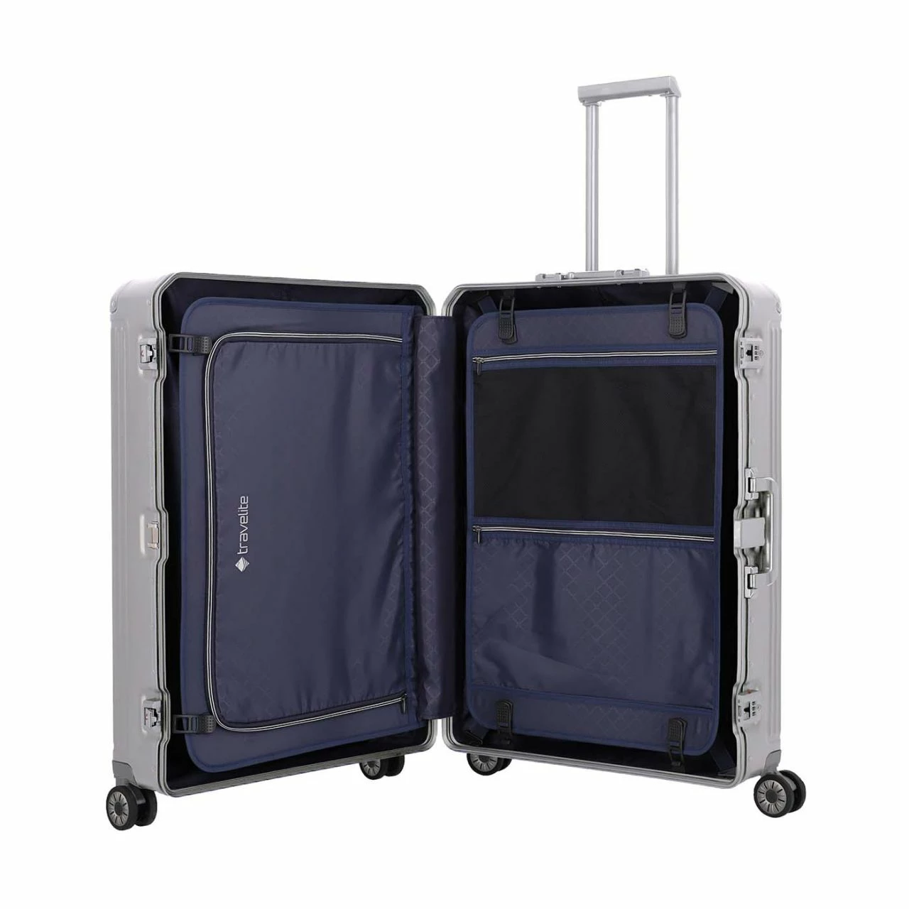 Travelite Reisetrolley Next 4W L 77cm Silber 8 Travelite Reisetrolley Next 4W L 77cm Silber – Bild 6