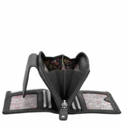 KENORADA Hochkantbörse Damen Mekong Flap Wallet L Schwarz -Aufbewahrungstasche Geschäft 0 066459731b4167f 1280x1280