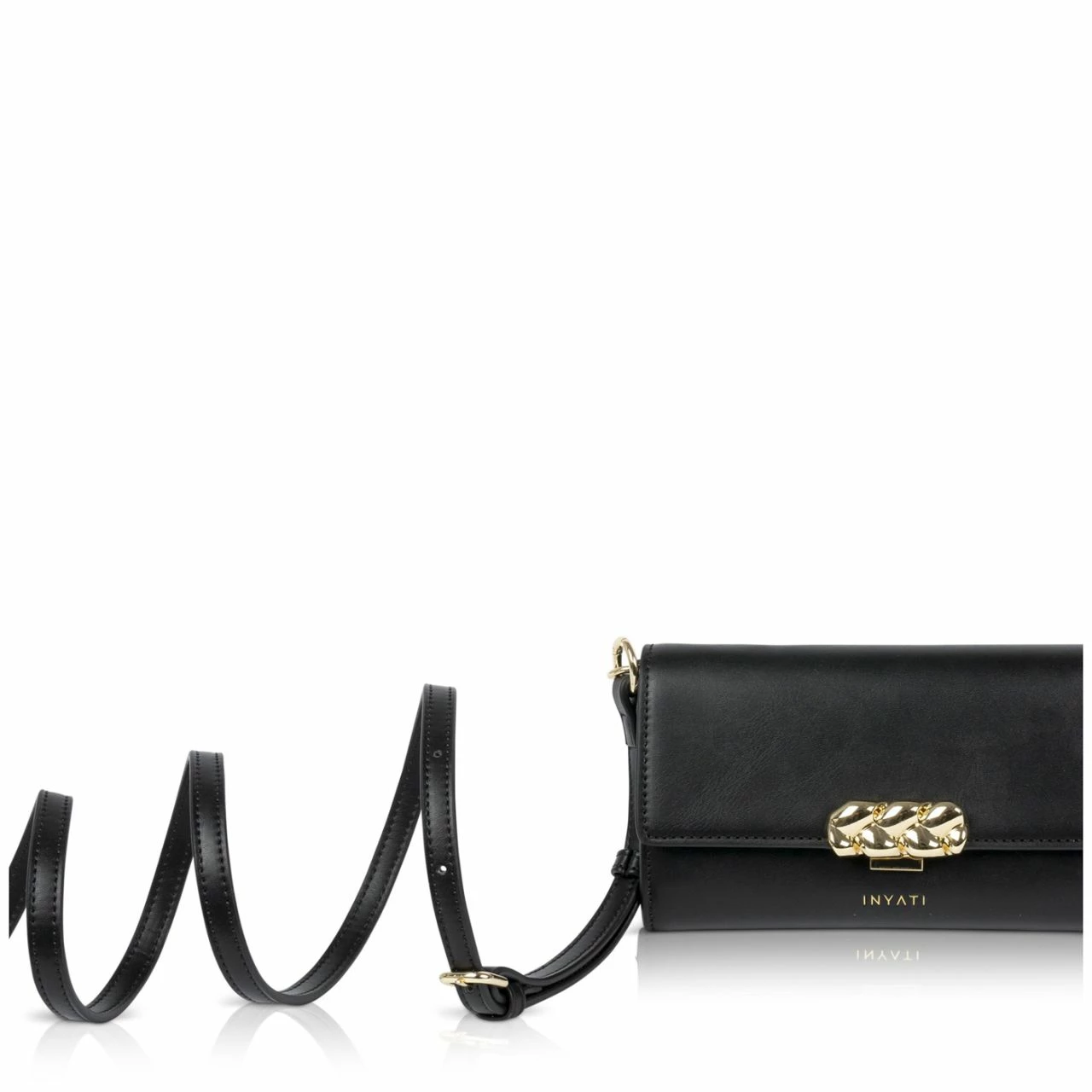 Inyati Umhängetasche Leeni Crossbody Black - Silver 8 Inyati Umhängetasche Leeni Crossbody Black - Silver – Bild 6