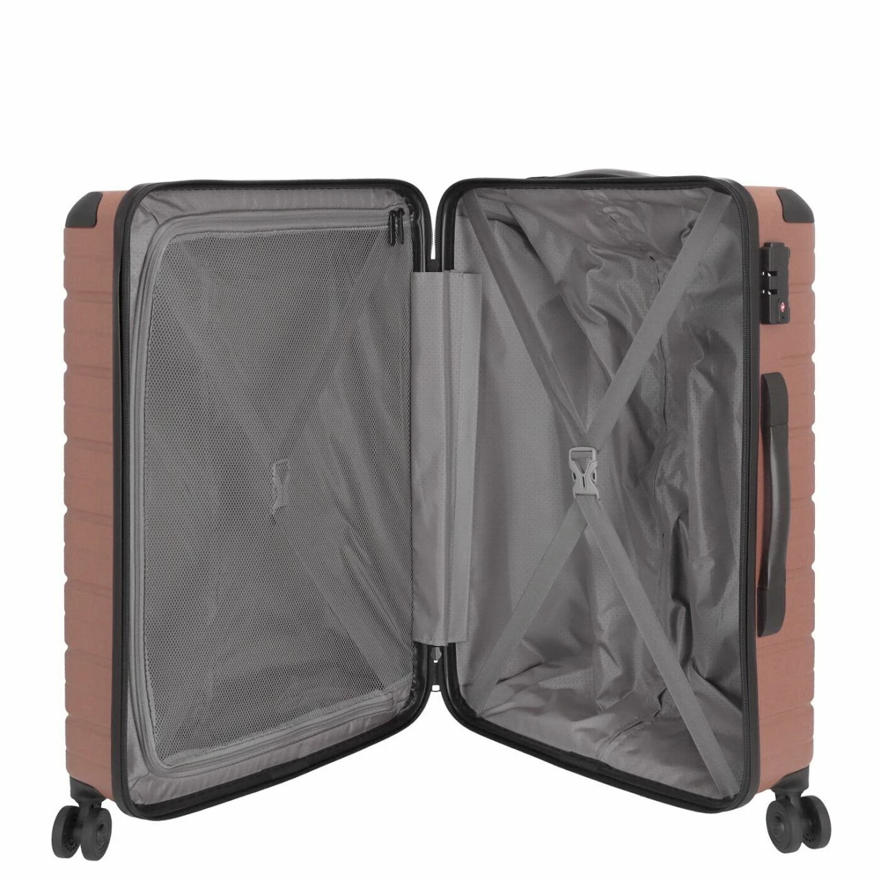 KENORADA Reisetrolley REDWOOD 4R M 67cm Rose 8 KENORADA Reisetrolley REDWOOD 4R M 67cm Rose – Bild 6