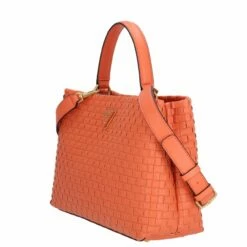 Guess Kurzgriff Tasche Lisbet 2 Compartment Satchel Papaya -Aufbewahrungstasche Geschäft 0 06648a3a31b18d3 1280x1280