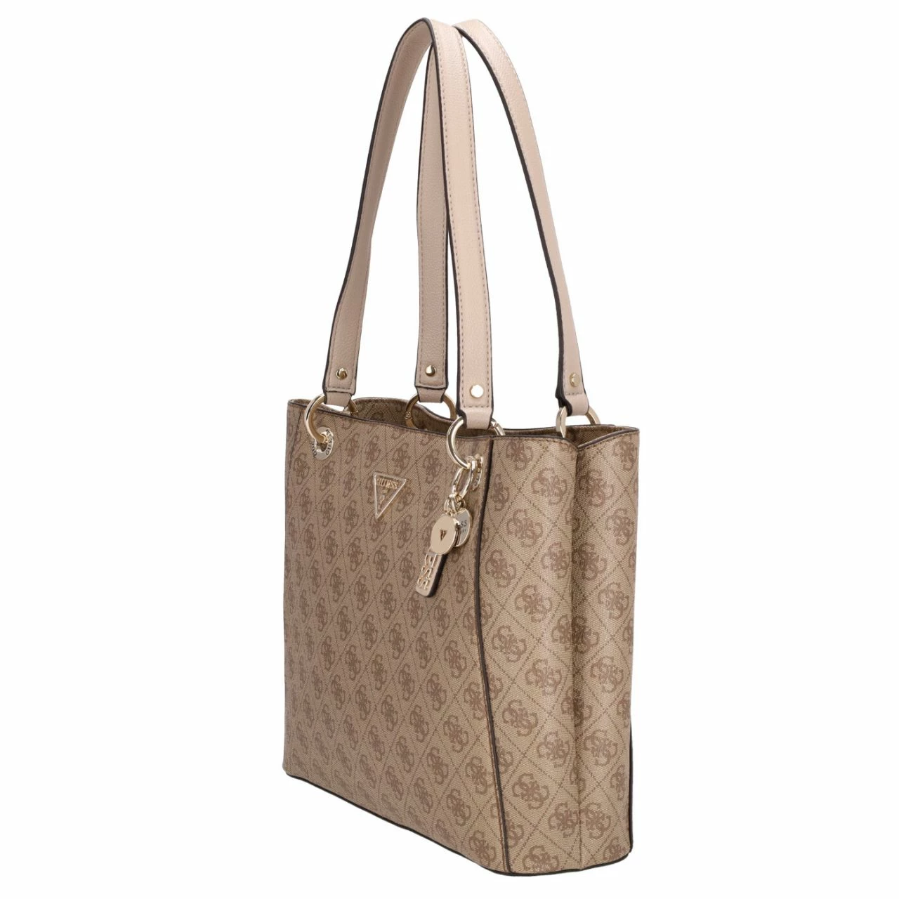 Guess Shopper Noelle Noel Tote Latte Logo 8 Guess Shopper Noelle Noel Tote Latte Logo – Bild 6