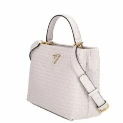 Guess Kurzgriff Tasche Lisbet 2 Compartment Satchel Stone -Aufbewahrungstasche Geschäft 0 0664a4c1a4e683d 1280x1280