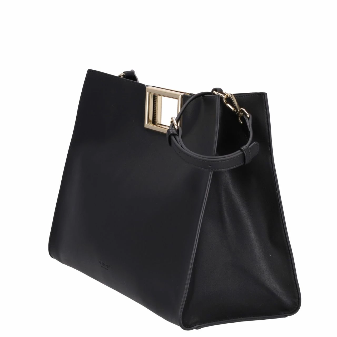 Seidenfelt Manufaktur Shopper Bjerre Black/gold 8 Seidenfelt Manufaktur Shopper Bjerre Black/gold – Bild 6