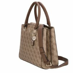 Guess Kurzgriff Tasche Noelle Girlfriend Satchel Latte Logo/brown -Aufbewahrungstasche Geschäft 0 0665120a4d3fa95 1280x1280