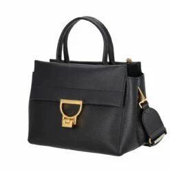 Coccinelle Kurzgriff Tasche Arlettis Signature Handbag Noir -Aufbewahrungstasche Geschäft 0 06655e8c8deb491 1280x1280