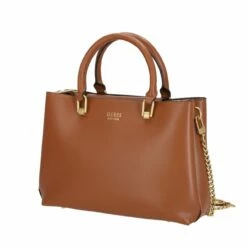 Guess Kurzgriff Tasche Masie Girlfriend Satchel Cognac -Aufbewahrungstasche Geschäft 0 06656674b67f372 1280x1280