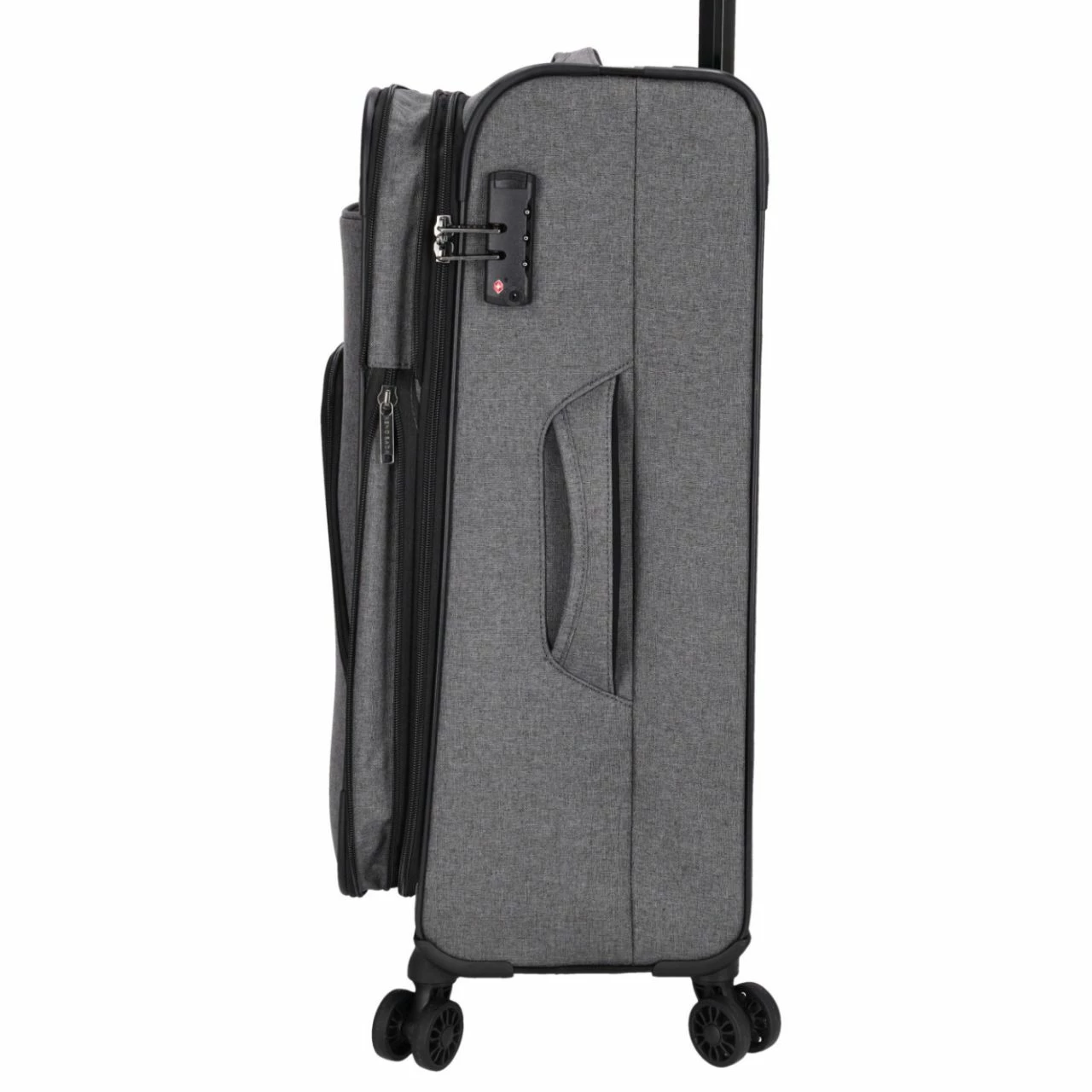 KENORADA Reisetrolley SoftLITE 4w M 67 Cm Grau Melange Anthrazit 8 KENORADA Reisetrolley SoftLITE 4w M 67 Cm Grau Melange Anthrazit – Bild 6