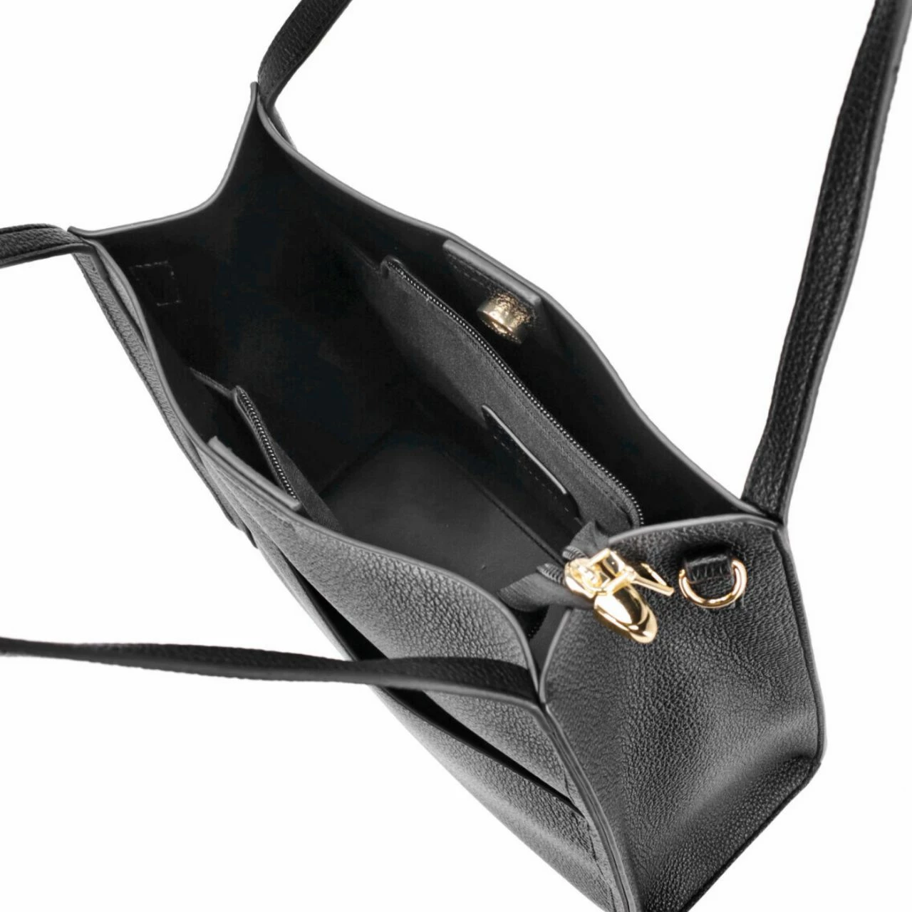 Seidenfelt Manufaktur Shopper Svedala Black/gold 8 Seidenfelt Manufaktur Shopper Svedala Black/gold – Bild 6